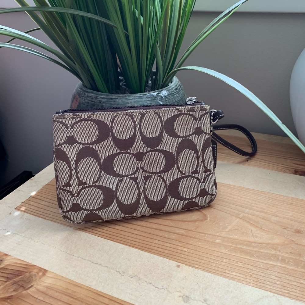 Coach Tan & Brown Wrislet